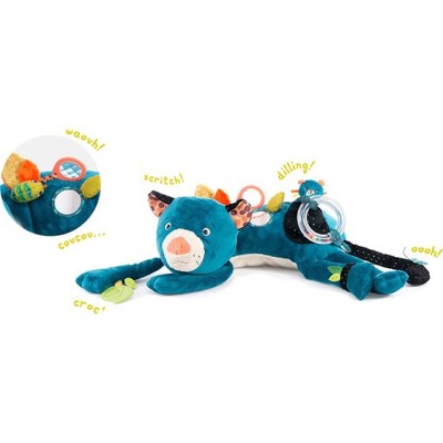 Grande peluche d'activités panthère Dans la Jungle - Moulin Roty