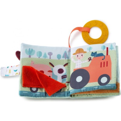 Imagier animaux de la ferme - Livre en tissu pour bébé - Lilliputiens