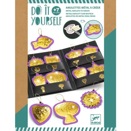 Amulettes métal à créer Diy : Porte-bonheur - Djeco