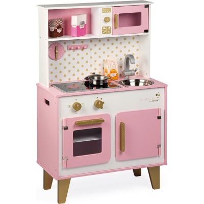 Cuisine en bois jouet pour enfant - Jeu d'imitation dinette - Janod