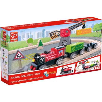 Circuit de train de marchandises - Hape Toys