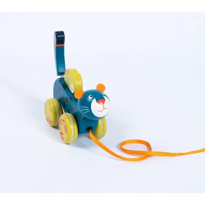 Jouet à Tirer Panthère Dans la Jungle - Moulin Roty