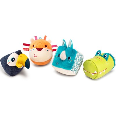 Hochets d'éveil Formes et Textures Jungle Lilliputiens