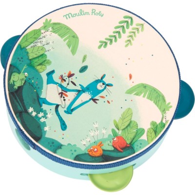 Tambourin bleu Dans la jungle - Moulin Roty