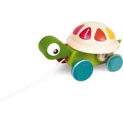 Jouet à Trainer Tortue Zigolos - Jouets à tirer et pousser - Janod