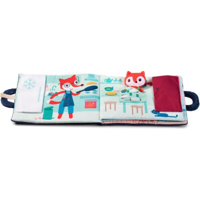 Livre d'activités bonsoir petit renard - Livre en tissu pour enfant dès 18 mois - Lilliputiens