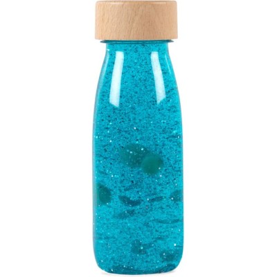Bouteille sensorielle float turquoise - 0 à 3 ans - Petit Boum