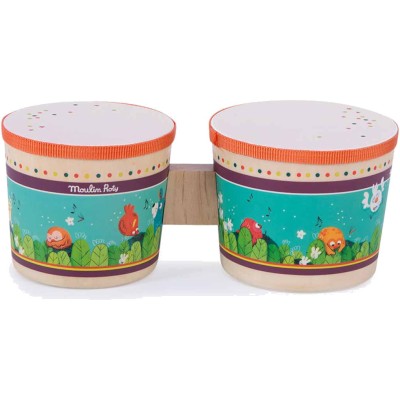 Tambour bongo Dans la jungle - Instrument de musique - Moulin Roty