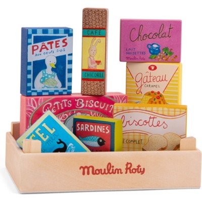 Set de produits d'épicerie en bois - Moulin Roty
