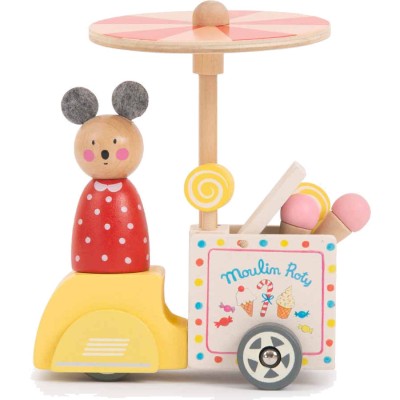 Triporteur du Glacier Jouet en bois - Moulin Roty