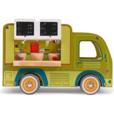 Camion-Restaurant Jouet en bois - Moulin Roty