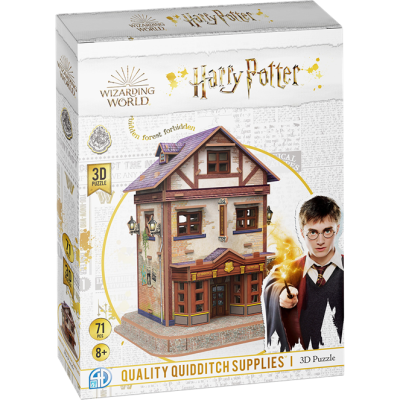 Puzzle 3D Harry Potter - Accessoires de Quidditch - 71 pièces - Puzzle