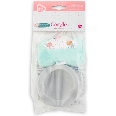 Pot et lingette pour poupée 30 cm - Corolle