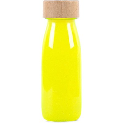 Bouteille sensorielle jaune fluo Float Bottle - Petit Boum