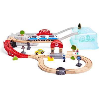 Coffret de train de la ville 2 en 1 - Hape