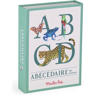 Cartes abécédaire animaux Tout autour du monde - Moulin Roty