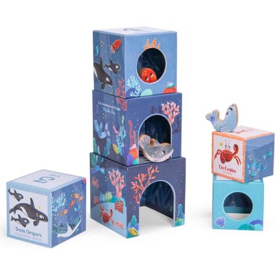 Cubes empilables Les aventures de Paulie - Moulin Roty