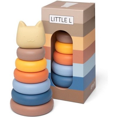 Tour empilable chat Nature - Jouet d'éveil - Little