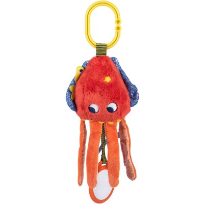 Peluche seiche d'activités orange - Aventures de Paulie - Moulin Roty