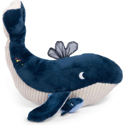 Grande Peluche baleine 54 cm - Les aventures de Paulie - Moulin Roty