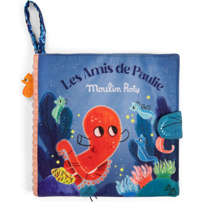 Livre tissu d'activités Les aventures de Paulie - Moulin Roty