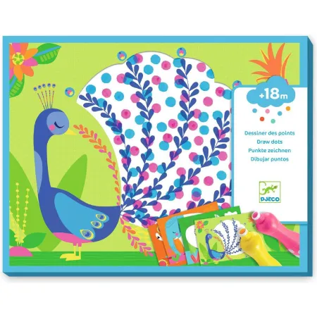 Coffret de coloriage Des points c'est tout - Djeco