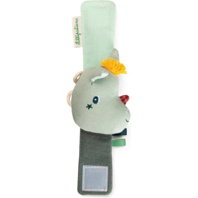 Hochet bracelet en coton organique Joe le dragon - Lilliputiens
