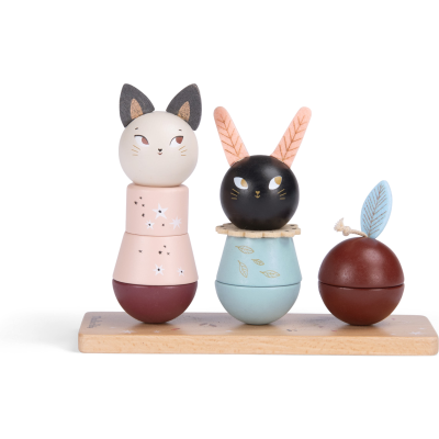 Trio d'empilables Après la pluie - Moulin Roty