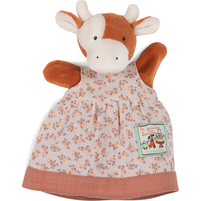 Marionnette Charlotte la vache La Grande Famille - Moulin Roty