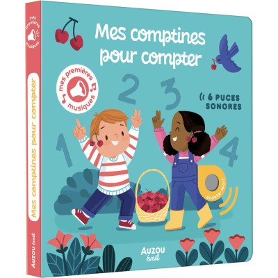 Mes premiers sonores - Mes comptines pour compter - Livres enfants - Auzou