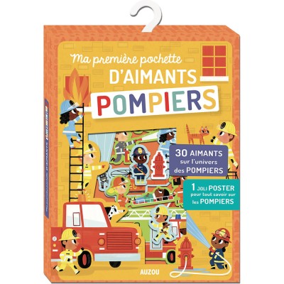 Ma pochette d'aimants - Pompiers - Activités et loisirs créatifs - Auzou