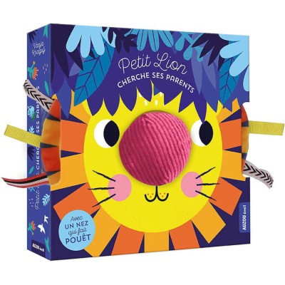 Les petites tetes sonores - Petit lion cherche ses parents - Livres enfants - Auzou