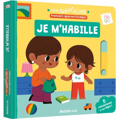 Mon anim'agier - Premiers apprentissages - Je m'habille - Livres enfants - Auzou