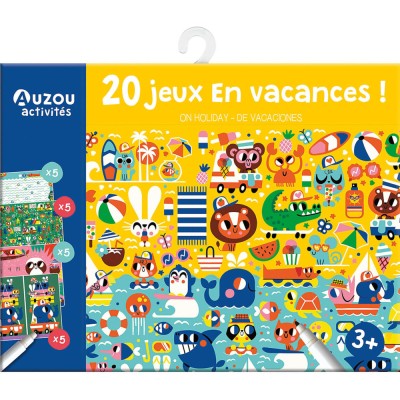Ma pochette de jeux - 20 p'tits jeux en vacances ! - Activités et loisirs créatifs - Auzou