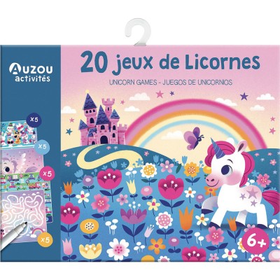 Ma pochette de 20 jeux licornes - Auzou