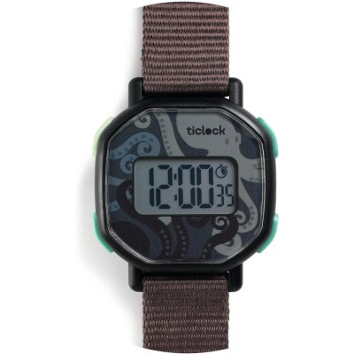 Montre Digitale Black octopus - Djeco