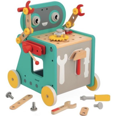 Chariot Robot Brico'Kids : Jouets à bascule, Porteurs & Chariots - Janod