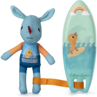 Poupée de bain verte dragon avec planche - Au bain - 3 mois + - Lilliputiens