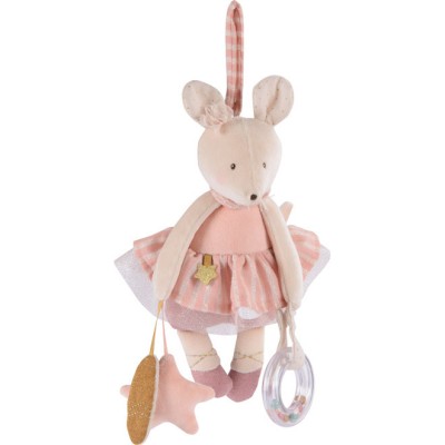 Peluche souris d'activités La petite école de danse - Moulin Roty