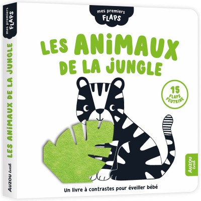 Mes premiers flaps - Les animaux de la jungle - Auzou