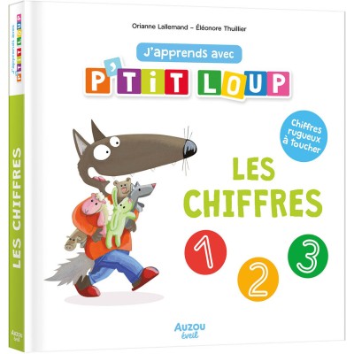J'apprends avec p'tit loup - Les chiffres - Livres enfants - Auzou