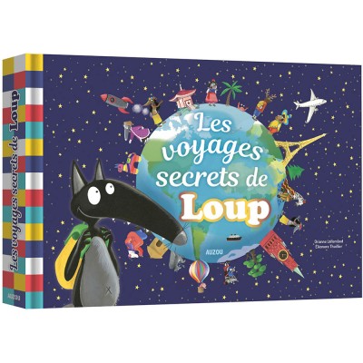 Papiers découpés - Les voyages secrets de loup - Livres enfants - Auzou