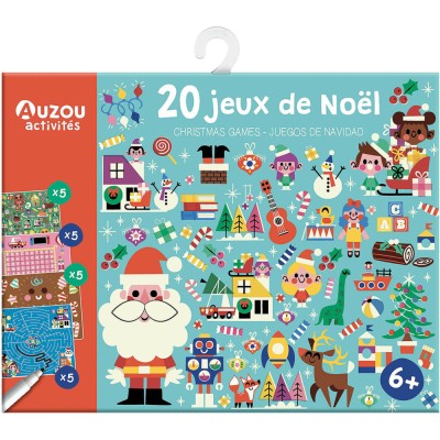 Ma pochette de jeux - 20 jeux de noël - Activités et loisirs créatifs - Auzou