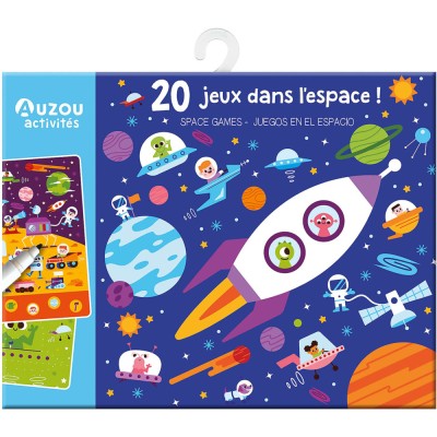 Ma pochette de jeux - 20 jeux dans l'espace ! - Activités et loisirs créatifs - Auzou