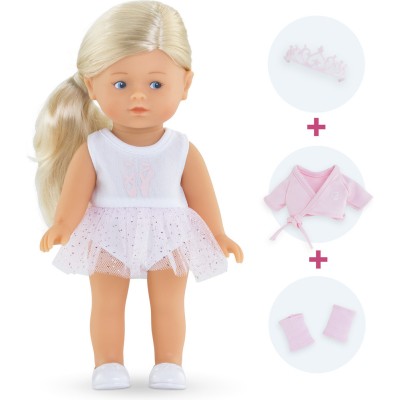 Poupée Corolline Mini Rosy Ballerine - 20 cm à coiffer - Corolle