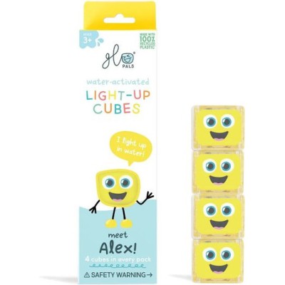 Cubes lumineux jaunes Alex - Glo Pals