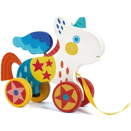 Jouet à tirer en bois : vadim - Djeco