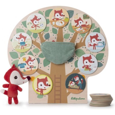 Jeu éducatif en bois "Ma journée", pour enfant dès 2 ans - Je grandis - 2 ans + - Lilliputiens