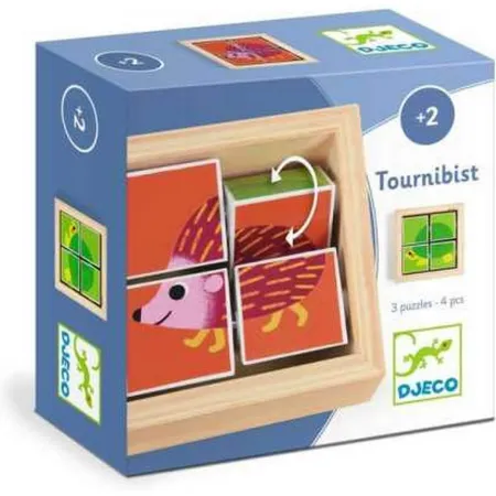 Puzzle 4 pcs Tournibist - Djeco