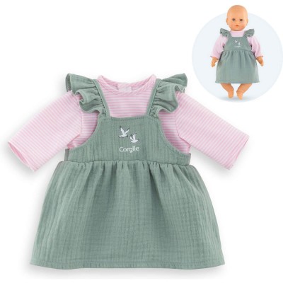 Robe à volants & t-shirt bords de loire - poupon 42 cm - Corolle